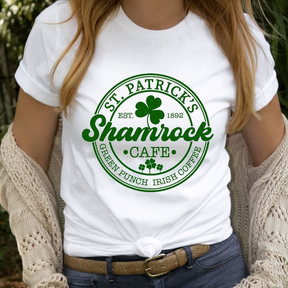 Shamrock Cafe Tshirt, Lucky You Shamrock T-Shirt